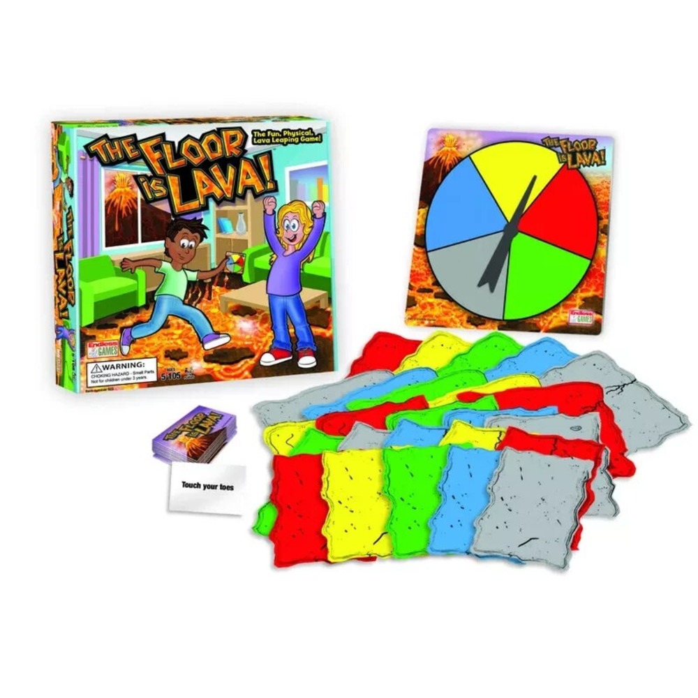 The Floor is Lava Interactive Jumping Board Game 2-6 Players Games 2022 New